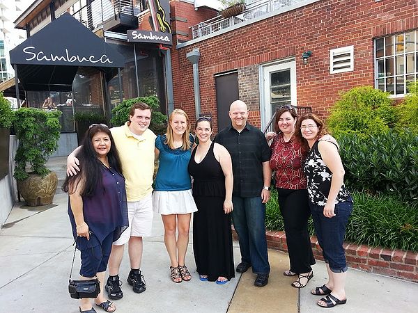 SAAC members at Sambuca for Alumni Convention 2013 in Nashville, TN