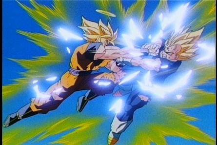 SSJ2 Goku vs Majin Vegeta Full Fight - video Dailymotion