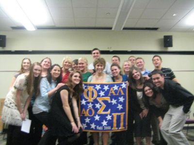 Alpha Omicron Inductions, Fall 2008